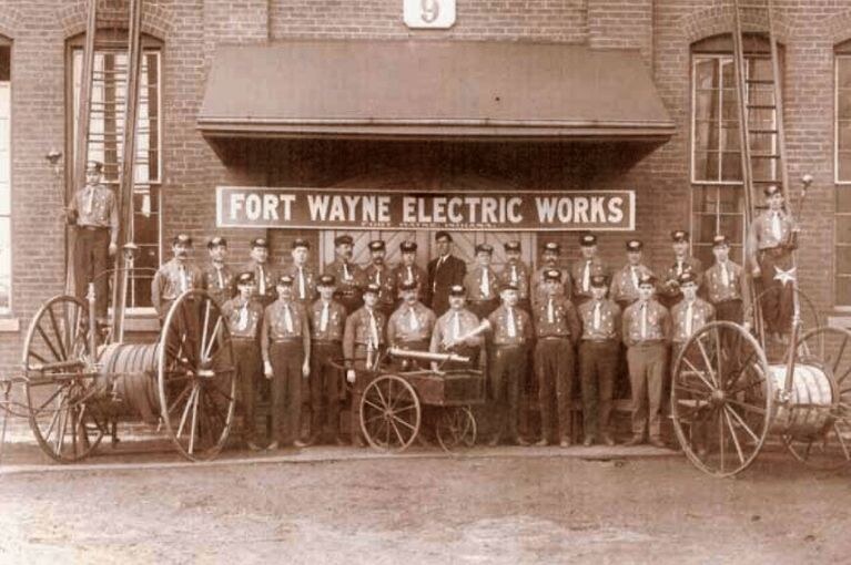 Electric Works Glass Elevator Installation by Liberty Elevator - GE Plant Fort Wayne, Idiana 1880's